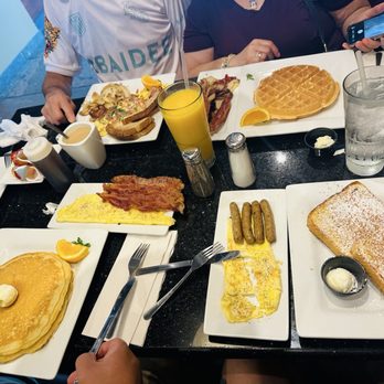 Keke's Breakfast Cafe - Everyone got a breakfast combo plate. Best value - Breakfast & Brunch Near Me - Orlando, Florida
