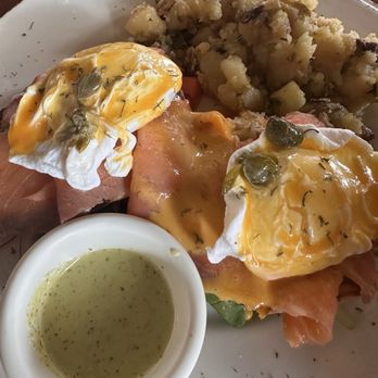 Sage Social Eatery - Smoked Salmon Benny - Latin American Near Me - Covina, California Sage Social Eatery - Smoked Salmon Benny - Latin American Near Me - Covina, California