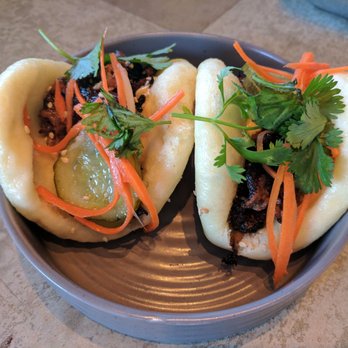 Hundred Proof - Short rib bao buns. Great flavors, tender buns! - San Diego, CA