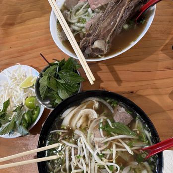 Pho Mi Amor - #1 is with the rib bone and #2 combo. - Vietnamese Near Me - Elk Grove, California