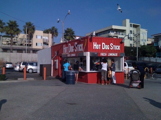 Hot Dog on a Stick by null