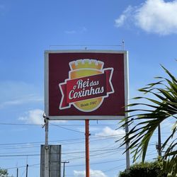 O Rei das Coxinhas - Outdoor sign