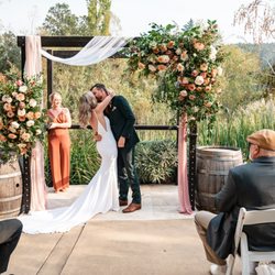 Radiant Weddings and Events - J & C Ceremony arbor!