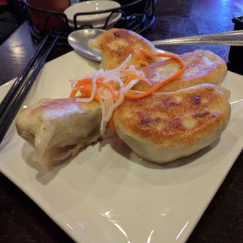Goji Kitchen - There are two pot stickers missing from this picture.  They are real good. - Asian Fusion Near Me - Santa Rosa, California