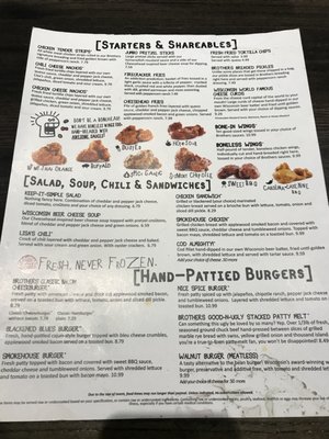 Menu photo 3 Brothers Bar & Grill Indianapolis, IN