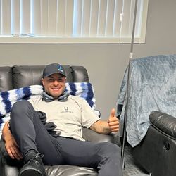 Unlimited Health and Wellness - The new IV room with a happy comfortable patient