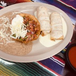 Shrimp chimichanga so good!