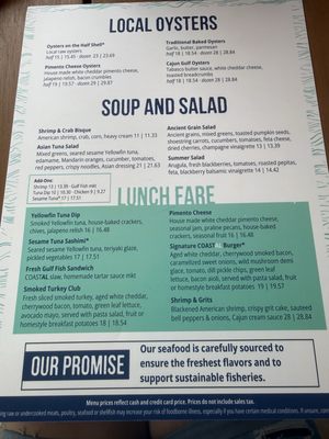 Menu photo 2 Coastal Orange Beach Orange Beach, AL Menu photo 2 Coastal Orange Beach Orange Beach, AL