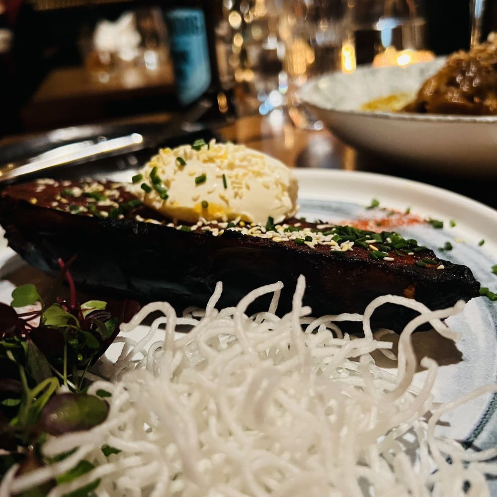 Farzi Café - Eggplant entree - Indian Near Me - London, XGL