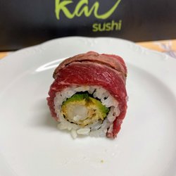 Kai Sushi - SURF AND TURF Crevetten. Panko. Avocado. Rinds-Tataki.