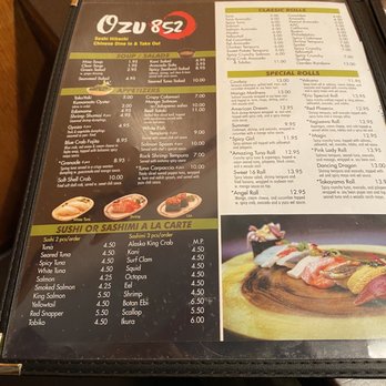 Ozu852 - Menu - Sushi Bars Near Me - Englewood, Ohio Ozu852 - Menu - Sushi Bars Near Me - Englewood, Ohio