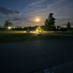 Lazy H Campground - The moon