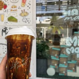 Brown sugar boba milk Brown sugar boba milk