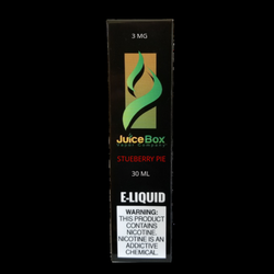 Juice Box Vapor - Stueberry Pie:Strawberries and ripe blueberries baked to perfection in graham cracker crust with a cream topping.