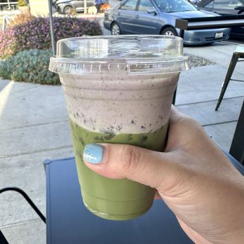 Pour Decisions Craft - Blueberry Matcha - Coffee & Tea Near Me - Mountain View, California Pour Decisions Craft - Blueberry Matcha - Coffee & Tea Near Me - Mountain View, California