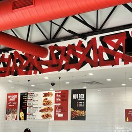Menu and front counter