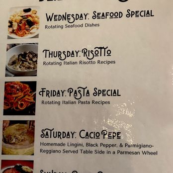 Locanda Capri - Daily Special Menu - Italian Near Me - Brentwood, California