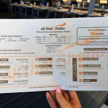All That Shabu - Hot Pot Near Me - San Diego, California
