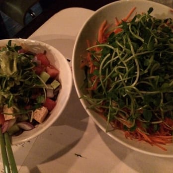 Fresh on Crawford - The larger bowl is the mega life salad and is very tasty. The smaller bowl is the energy bowl with soba noodles, baby size - Vegan Near Me - Toronto, Ontario Fresh on Crawford - The larger bowl is the mega life salad and is very tasty. The smaller bowl is the energy bowl with soba noodles, baby size - Vegan Near Me - Toronto, Ontario