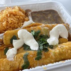 Mi Taqueria Potosina Mexican Food - Chicken enchiladas