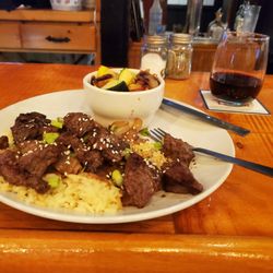 Stillwater Grill - Steak Tips, cooked perfect