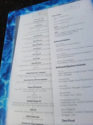 Menu photo 3 Driftwood Bar & Grille Lihue, HI Menu photo 3 Driftwood Bar & Grille Lihue, HI