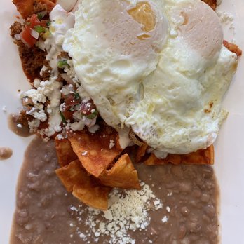 Tostadas - Rojo chilaquiles - Breakfast & Brunch Near Me - San Jose, California
