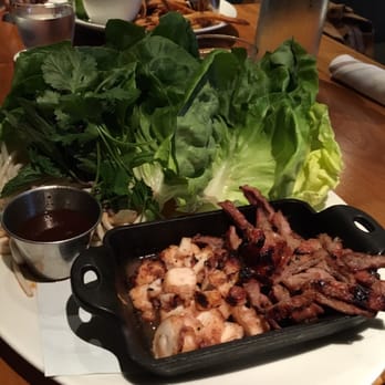 Lure - Highly recommended: the Grilled Octopus and Pork Lettuce Wraps. - Seafood Near Me - Atlanta, Georgia Lure - Highly recommended: the Grilled Octopus and Pork Lettuce Wraps. - Seafood Near Me - Atlanta, Georgia