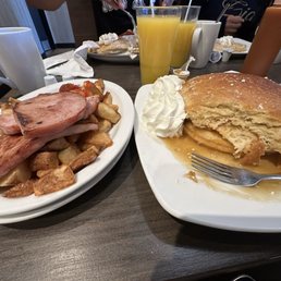 Honey Butter Pancakes