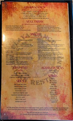 Menu photo 6 Playa Cancun Stony Point, NY
