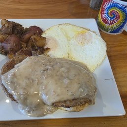 Biscuits and sausage gravy Biscuits and sausage gravy