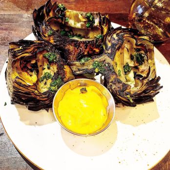 Social - Grilled artichokes - New American Near Me - Costa Mesa, California