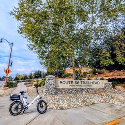 Pacific Electric Inland Empire Trail - At the Route 66 Trailhead in Rancho Cucamonga