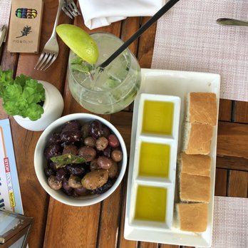 Fig & Olive - Marinated Olives (plus complimentary olive oil platter). - French Near Me - Houston, Texas