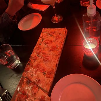 Dutch Freds - Classic Margherita Flatbread (late night menu special) - Cocktail Bars Near Me - New York, New York