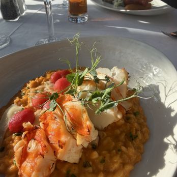 Latitudes Sunset Key Cottages - Lobster risotto - Seafood Near Me - Key West, Florida Latitudes Sunset Key Cottages - Lobster risotto - Seafood Near Me - Key West, Florida