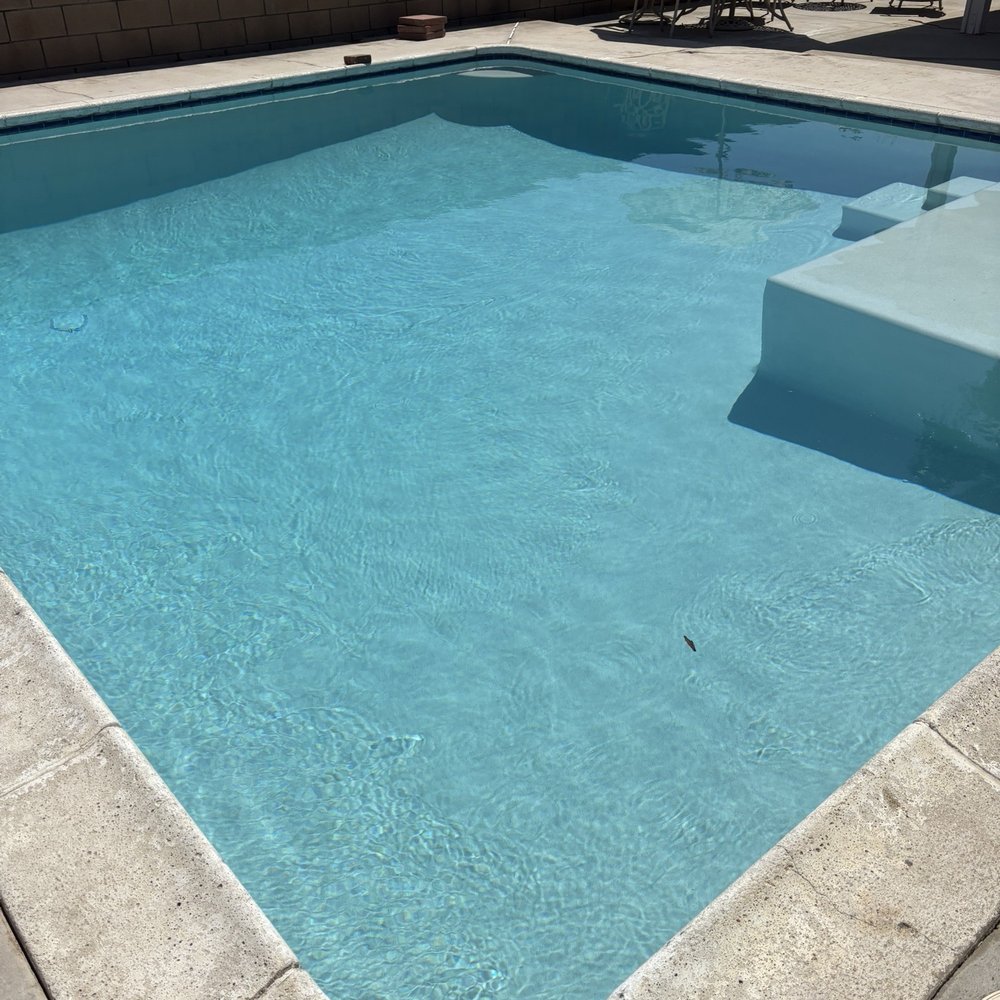 Blue Whale Pools - This is our finished pool with the Baja deck that was added on. - Pool & Hot Tub Service Near Me - Ontario, California