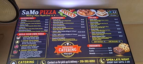 Menu photo 1 SaMo Pizza Santa Monica, CA