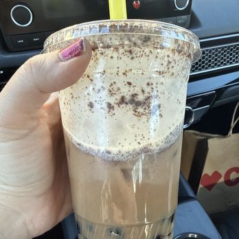 Bobaloca - Spanish latte, but with no milk only condensed milk with Boba - Coffee & Tea Near Me - Downey, California