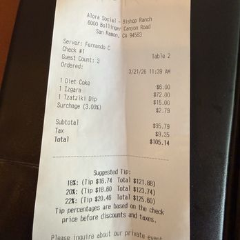 Alora Social - Mediterranean Near Me - San Ramon, California