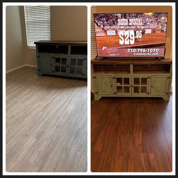 Express Flooring - These are photos that were before and after. The grey floors were before! - Flooring Near Me - San Antonio, Texas Express Flooring - These are photos that were before and after. The grey floors were before! - Flooring Near Me - San Antonio, Texas