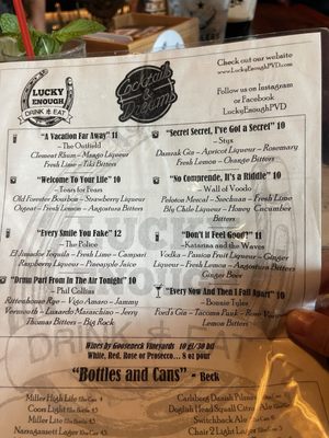 Lucky Enough Eat & Drink by null