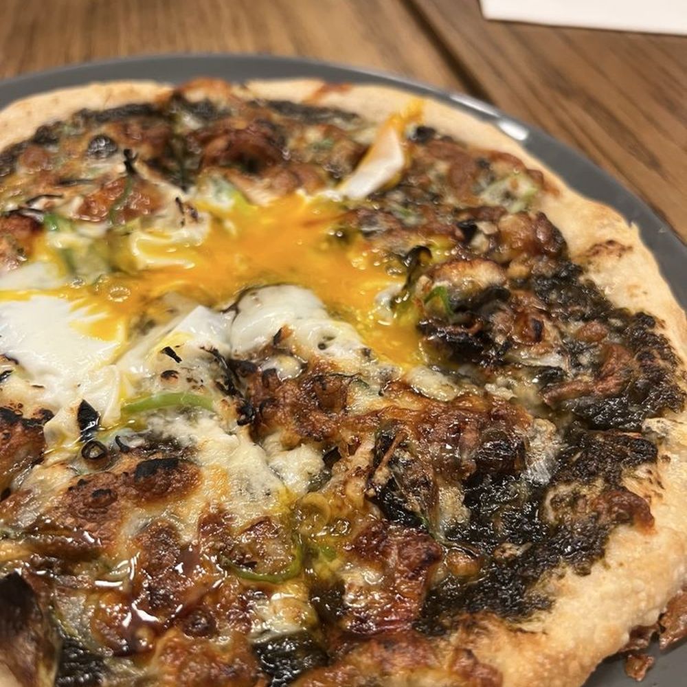 Unagi and Nori Gorgonzola Pizza Unagi and Nori Gorgonzola Pizza