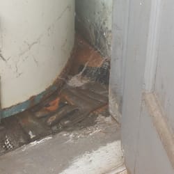 Steven Manley & Associates - See the rust and water puddle? How do you give that a pass ?