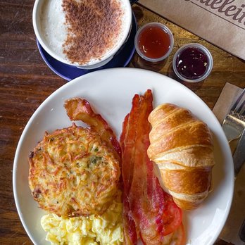 la Madeleine - Country French Breakfast, Potato Galette, Butter Croissant, Cappuccino - Bakeries Near Me - Duluth, Georgia la Madeleine - Country French Breakfast, Potato Galette, Butter Croissant, Cappuccino - Bakeries Near Me - Duluth, Georgia