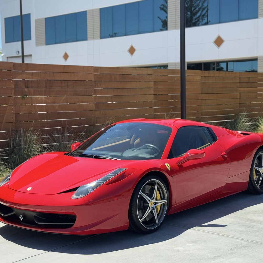 Ferrari 458 Spider fully covered in PPF and ceramic coated by Black Prestige Detailing Ferrari 458 Spider fully covered in PPF and ceramic coated by Black Prestige Detailing