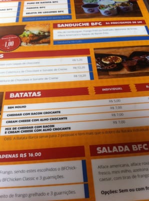 Menu photo 1 BFC Shcn, DF Menu photo 1 BFC Shcn, DF