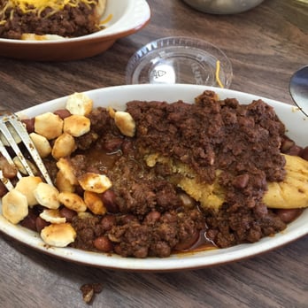 Chili John's - Spicy chili tamale is somewhere in there! - American Near Me - Burbank, California