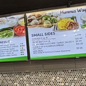 Hummus Way - Menu - Mediterranean Near Me - Orange, California
