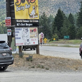 3&93 Dairy Bar - The sign. - Burgers Near Me - Elko, British Columbia 3&93 Dairy Bar - The sign. - Burgers Near Me - Elko, British Columbia